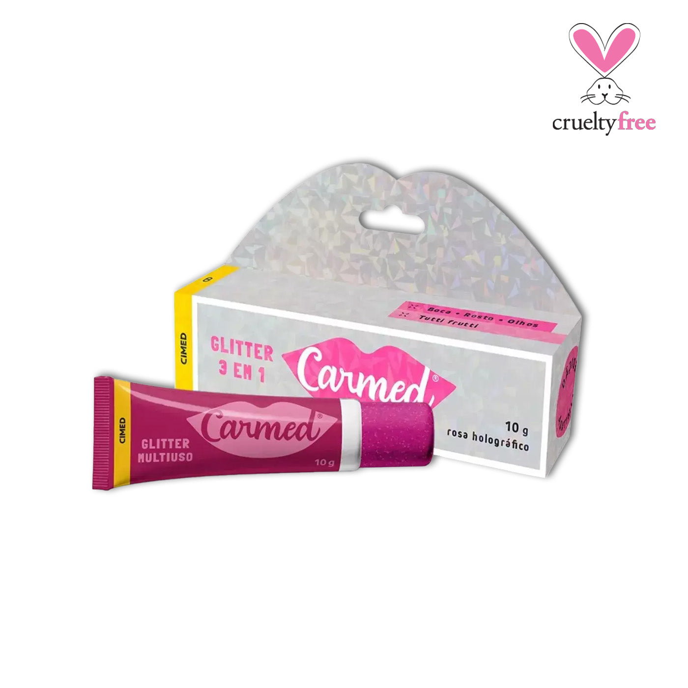 Carmed - Hidratante Labial Holografico 3 em 1
