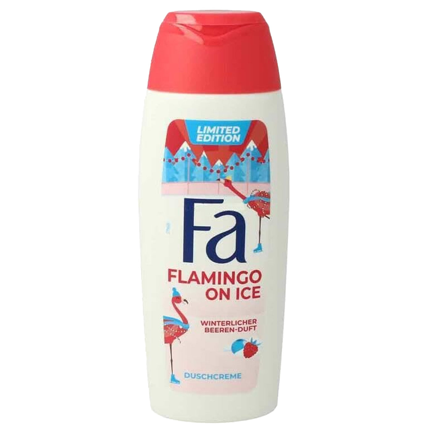 Fa - Flamingo On Ice with Winter Berries