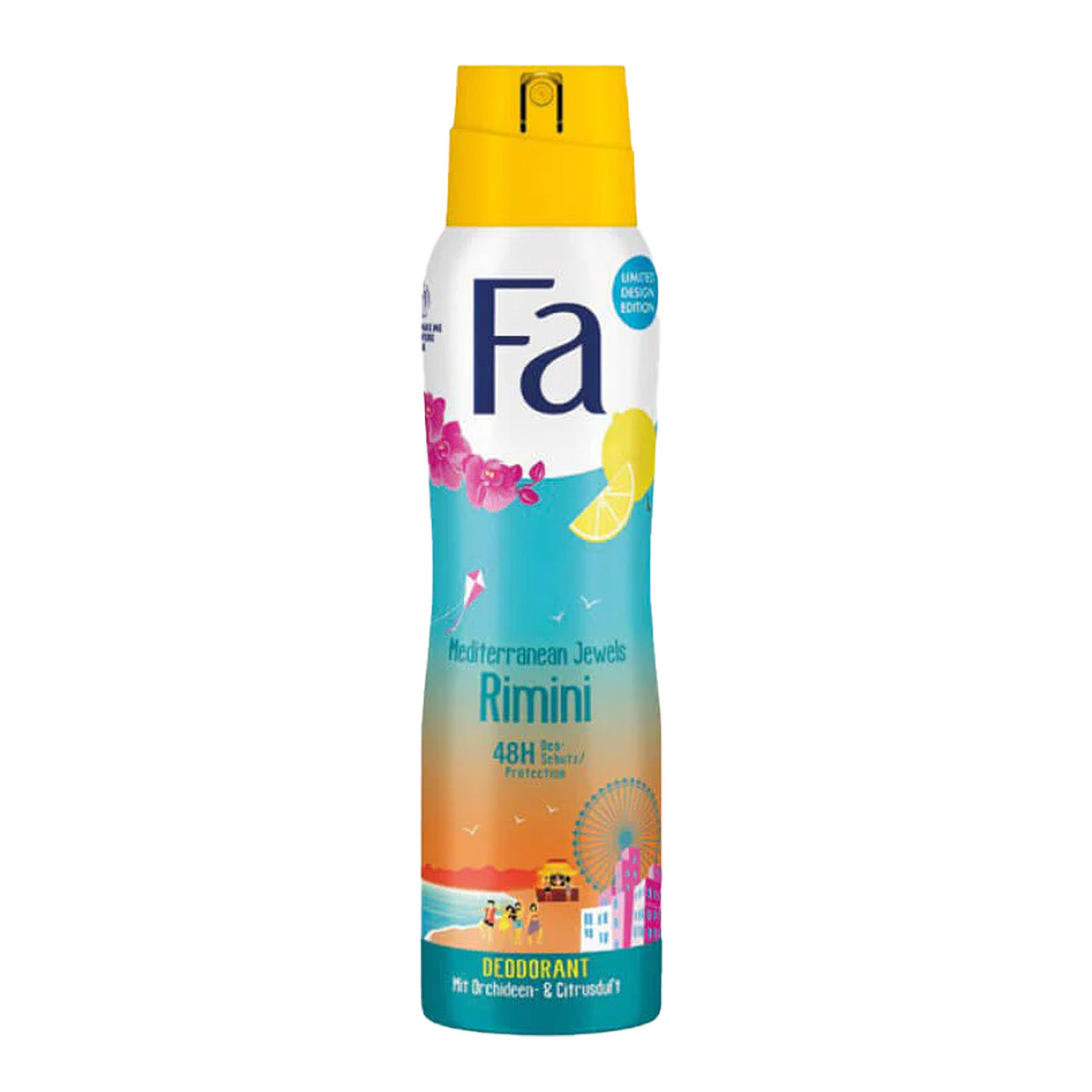 Fa - Mediterranean Jewels Amalf Spray Anti-Transpirante com Orquídea e Cítrinos
