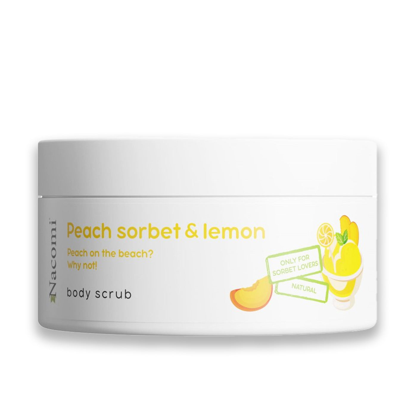 Nacomi - Peach Sorbet & Lemon Body Scrub