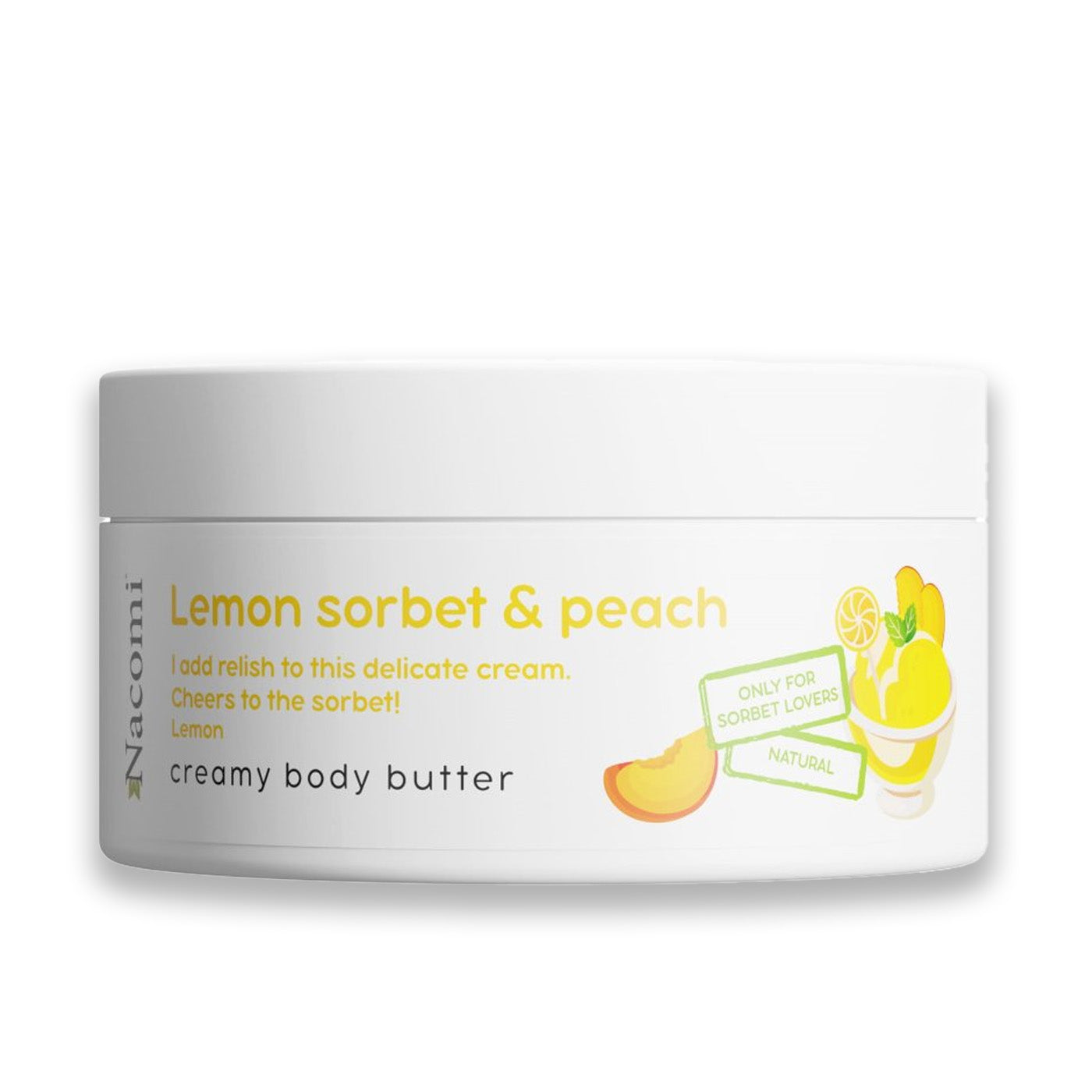 Nacomi - Peach Sorbet & Lemon Body Butter