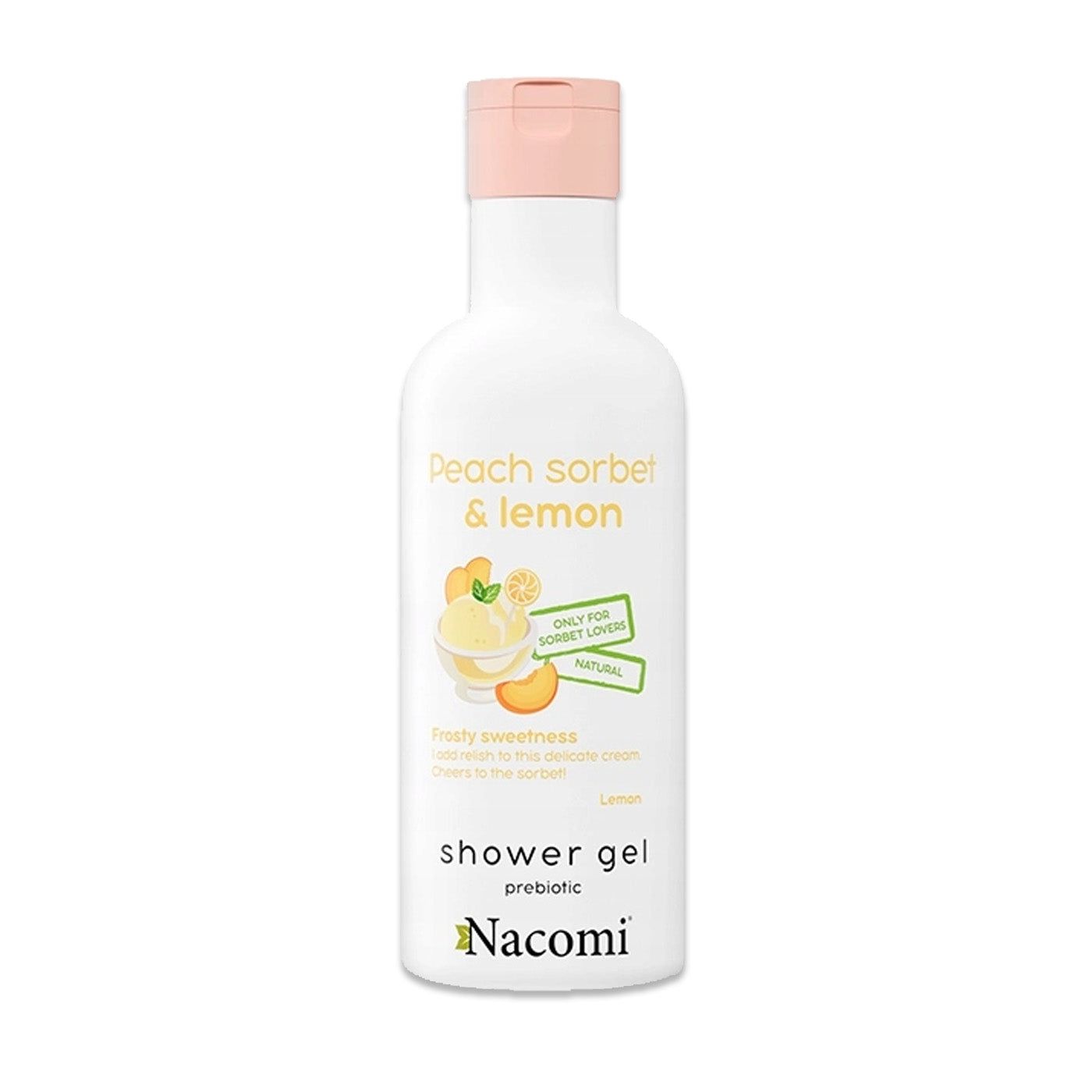 Nacomi - Peach Sorbet & Lemon Shower Gel