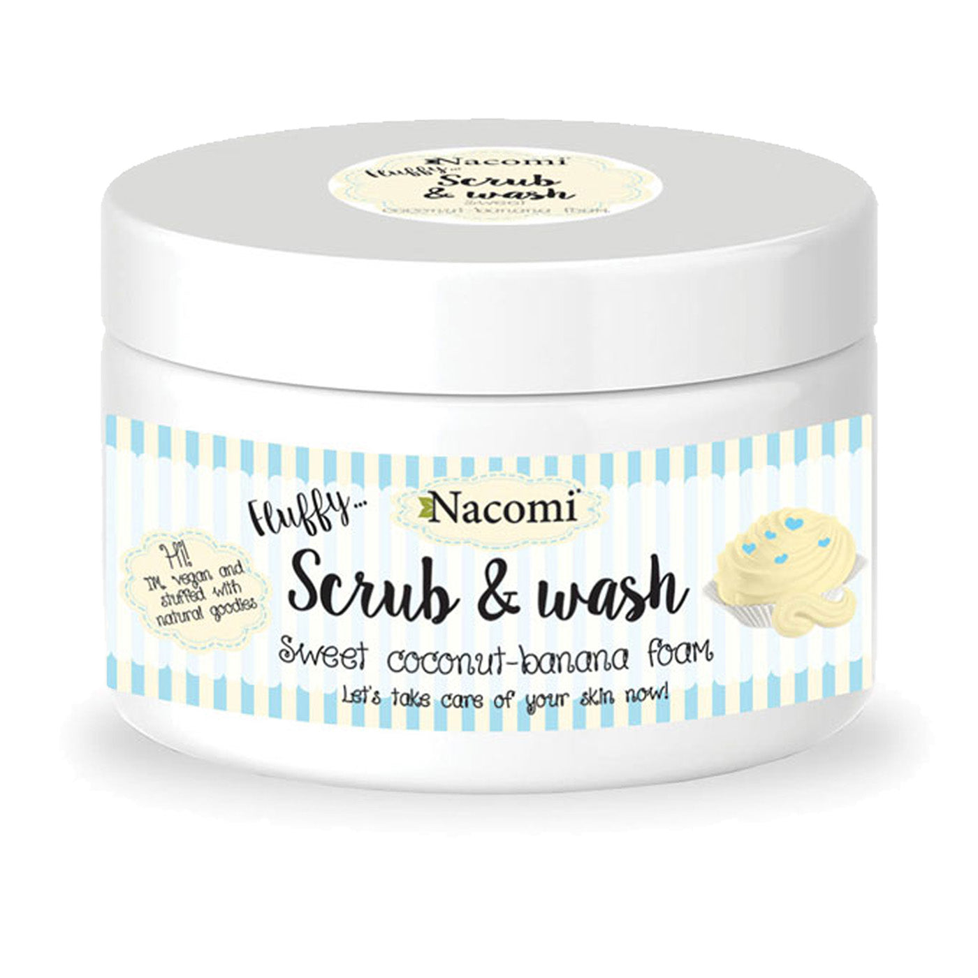 Nacomi - Sweet Coconut-Banana Foam Scrub & Wash