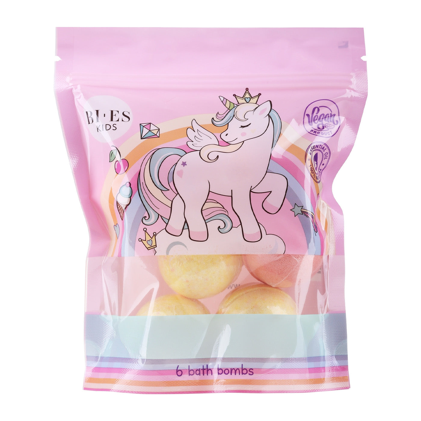 Bi-Es - Unicorn Bath Bombs (6-Pack)
