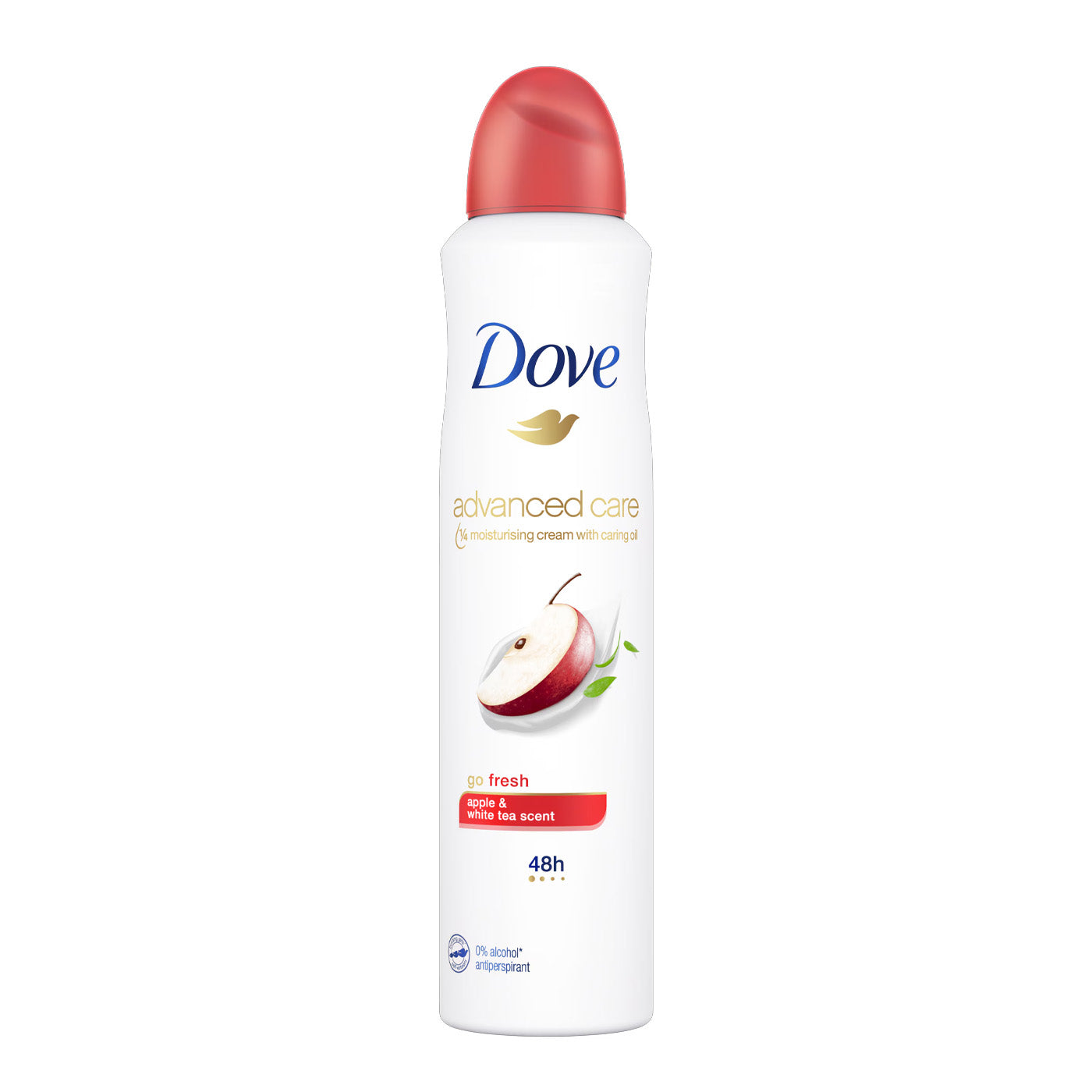 Dove - Spray antitranspirante de Maçã e Chá Branco