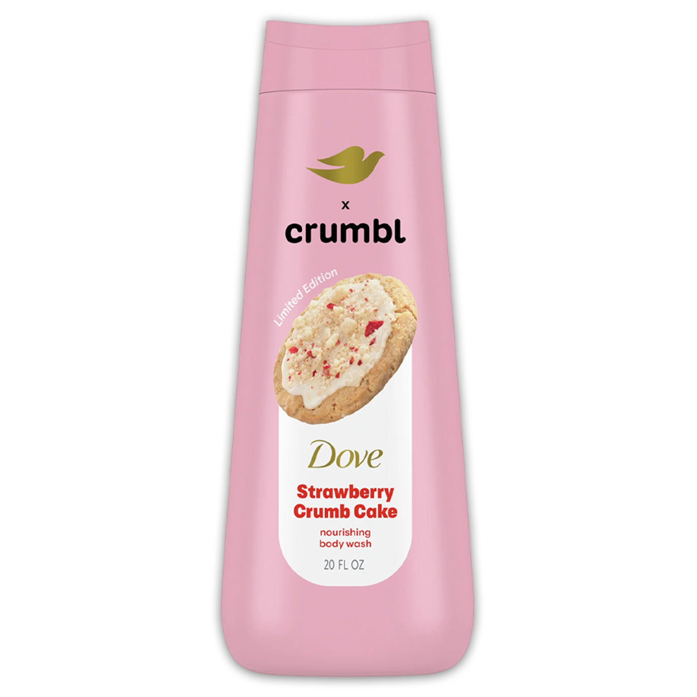 Dove x Crumbl - Limited-Edition Strawberry Crumb Cake Body Wash